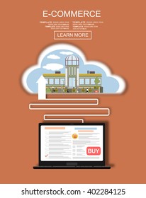 E-commerce. Business concept.