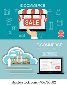 E-commerce. Business concept.