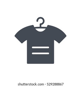 ecommerce business finance shop shopping icon vector illustration solid glyph shirt silhouette