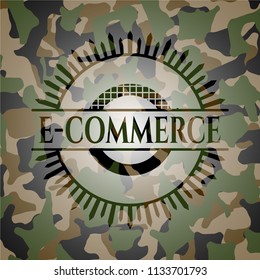 e-commerce camouflage emblem