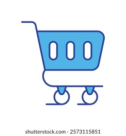 E-commerce Cart icon vector stock illustration