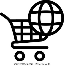 ecommerce cart shopping cart shop shopping globe online buy 4866