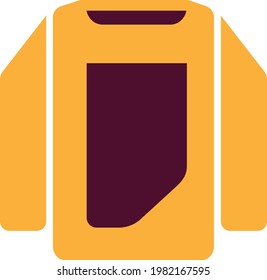 Icono de categoría de comercio electrónico - Manga larga