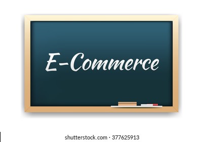 E-Commerce Chalkboard