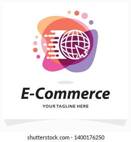 E-Commerce Click Logo Design Template