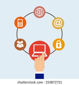 ecommerce concept design, vector illustration eps10 graphic 