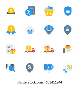 E-commerce concept - Icon collection