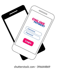 e-Commerce concept.Flat design, vector illustration 