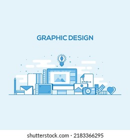 E-commerce, creative and educational professional vector icon design set 