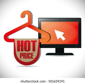 e-commerce deals sale icons vector illustration design