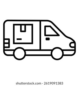 Ecommerce Delivery and Transport vector Icon design