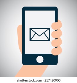 ecommerce design over gray background, vector illustration