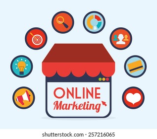 Ecommerce design, vector illustration.