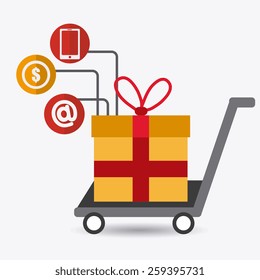 Ecommerce design, vector illustration.