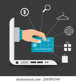 Ecommerce design, vector illustration.