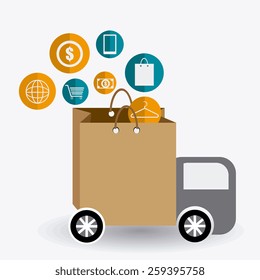 Ecommerce design, vector illustration. Ecommerce design, vector illustration.