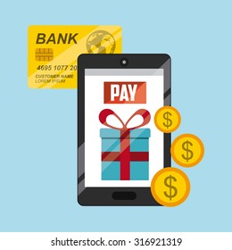 ecommerce device design, vector illustration eps10 graphic 