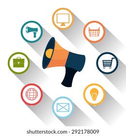 Ecommerce digital design, vector illustration eps 10.