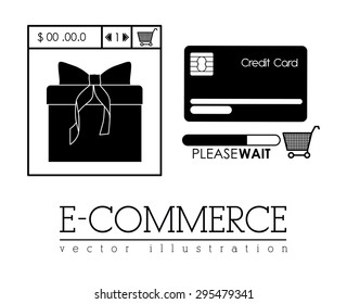 Ecommerce digital design, vector illustration eps 10