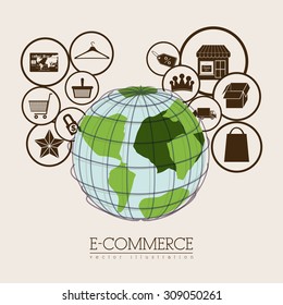 E-commerce digital design, vector illustration eps 10