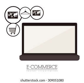 E-commerce digital design, vector illustration eps 10