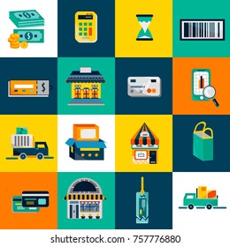 E-commerce element vector collection