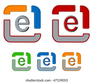 E-commerce, e-mail icon set
