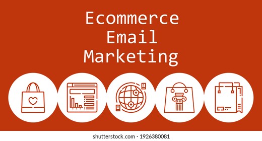 Ecommerce Explained Background Concept Ecommerce Explained Stock Vector ...