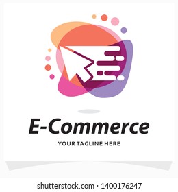 E-Commerce Fast Click Logo Design Template