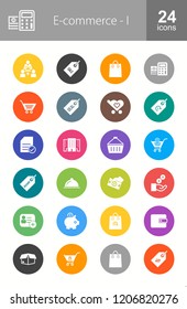 Ecommerce Filled Circle Icons