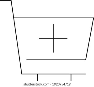 e-commerce flat icon add to shopping cart online shopping