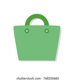 Ecommerce flat icon shopping bag