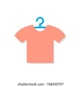Ecommerce flat icon ecommerce t-shirt