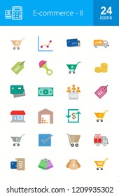 Ecommerce Flat Icons