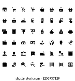 E-commerce glyph set