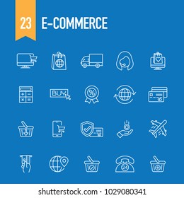 E-COMMERCE ICON CONCEPT