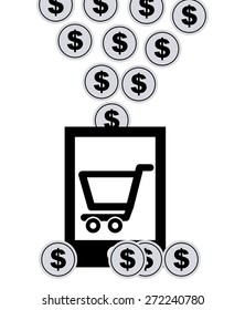ecommerce icon design, vector illustration eps10 graphic 
