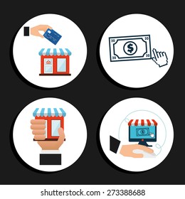 ecommerce icon design, vector illustration eps10 graphic 