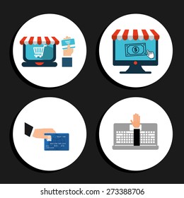 ecommerce icon design, vector illustration eps10 graphic 