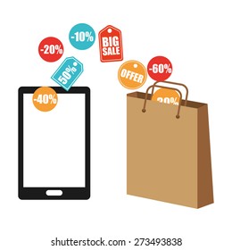 e-commerce icon design, vector illustration eps10 graphic 