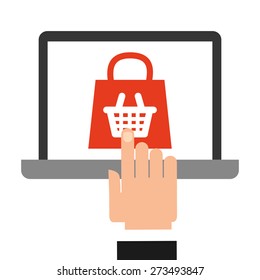 e-commerce icon design, vector illustration eps10 graphic 