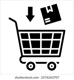 E-Commerce Icon Element For Design