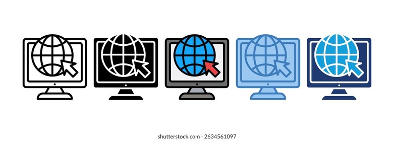 Ecommerce Icon Element For Design