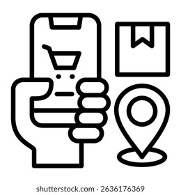 Ecommerce Icon Element For Design
