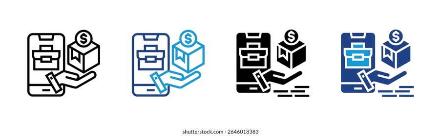 Ecommerce Icon Element For Design