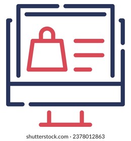 Ecommerce icon Illustration, for web, app, infographic, etc