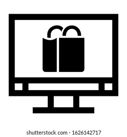 e-commerce icon or logo isolated sign symbol vector illustration - high quality black style vector icons
