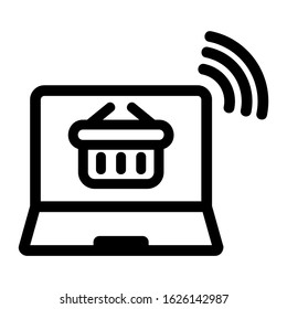 e-commerce icon or logo isolated sign symbol vector illustration - high quality black style vector icons
