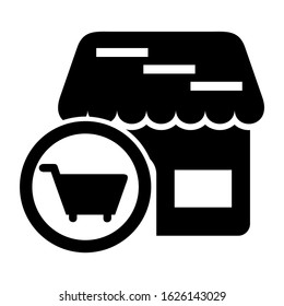e-commerce icon or logo isolated sign symbol vector illustration - high quality black style vector icons

