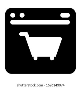 e-commerce icon or logo isolated sign symbol vector illustration - high quality black style vector icons
